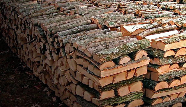 Запасы дубовых дров