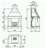 Фронтальная каминная топка Palazzetti Palex D96