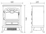 Электрический камин Electrolux EFP/F-100