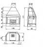 Фронтальная каминная топка Palazzetti Palex S116