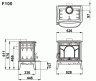 Печь камин Jotul F 100 BP (Йотул Ф-100)