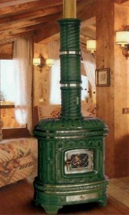 Печь камин Sergio Leoni Matilde di Canossa, L4-Green