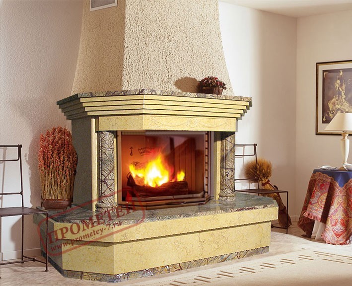 Фронтальный камин Акапулько 2