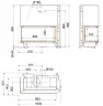 Каминная топка Brunner Architecture AK Eck 38/86/36 левое стекло (правое)