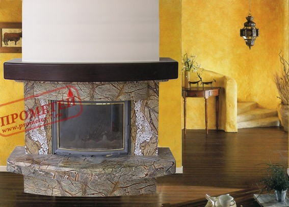 Фронтальный камин Алла