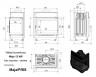 Каминная топка Kratki Maja/P/BS (L/BS)