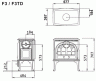Печь камин Jotul F 3 IVE (Йотул Ф-3 ИВЕ)