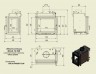 Каминная топка Kratki Maja/PW/BP/12/W/Z