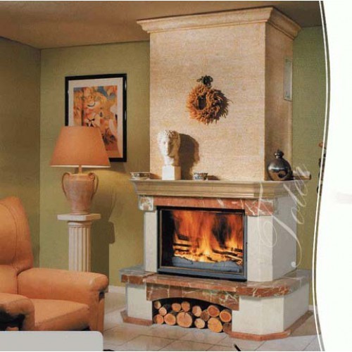 Каминная облицовка Bella Italia Toter (полированный мрамор)