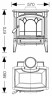 Печь отопительная Hergom Craftsbury черная