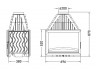 Каминная топка Invicta Grand Vision Double Face 700 (Гранд Визьон Дабл Фейс 700)