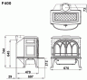 Печь камин Jotul F 400 CB BP черная (Йотул Ф-400)