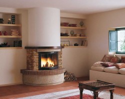 Каминная облицовка Palazzetti Bressanone Tondo Senza Panche