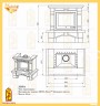 Каминная облицовка Мета Лира 600