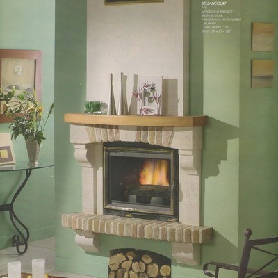 Каминная облицовка Chazelles Bellancourt (рустик)