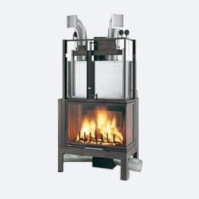 Каминная топка Palazzetti Моноблок EL64 Стекло справа (dx)