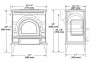 Печь камин Vermont Castings DutchWest Cat extra large (Вермонт Кастингс Дачвест очень большая)