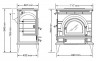 Печь камин Vermont Castings DutchWest NC (Вермонт Кастингс Дачвест большая)