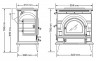 Печь камин Vermont Castings DutchWest NC (Вермонт Кастингс Дачвест средняя)