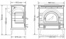 Печь камин Vermont Castings DutchWest NC small (Вермонт Кастингс Дачвест маленькая)