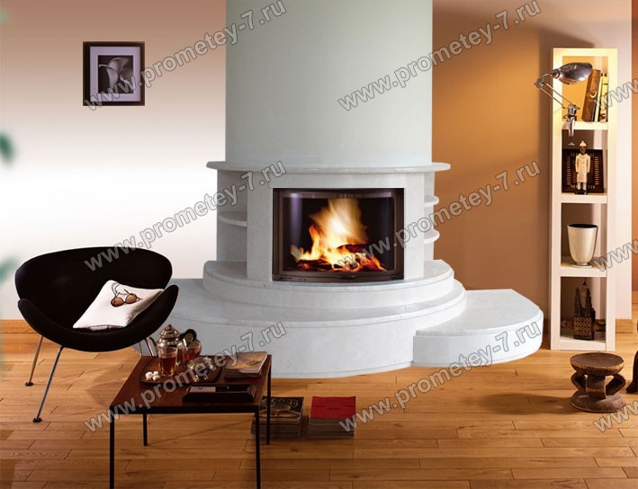 Фронтальный камин Луна 2
