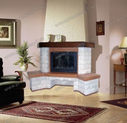 Угловой камин Вера 4