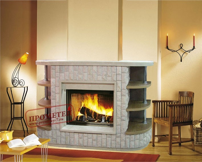 Фронтальный камин Мартини