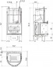 Каминная топка Palazzetti Экомоноблок 66 Круглый 180° обзор