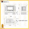 Облицовка камина Мета ОДИССЕЙ 715 П/Л