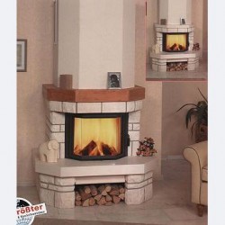 Каминная облицовка из натурального камня Hark Rustico 12N B