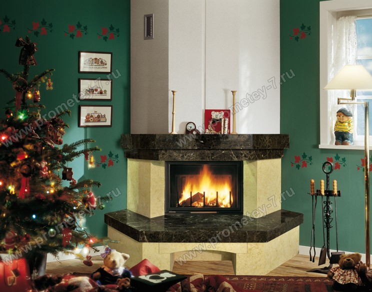 Угловой камин Земфира