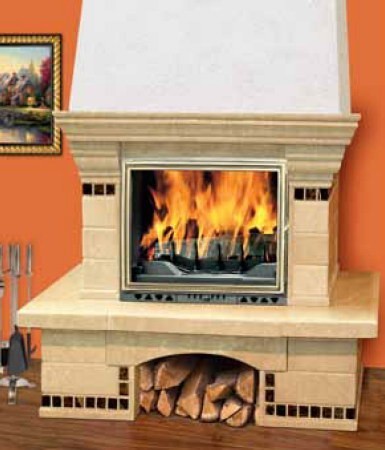 Каминная облицовка Andalusia Olivia из мрамора