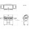 Газовый гриль LEX-730