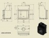 Каминная топка Kratki Amelia/PR/PW/30