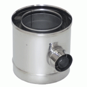 Тройник 90° коаксиальный с выходом на D60/100 CCTRH 180/280