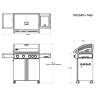 Газовый гриль Triumph Т-495