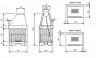 Реверсивная каминная топка Palazzetti Palex F76