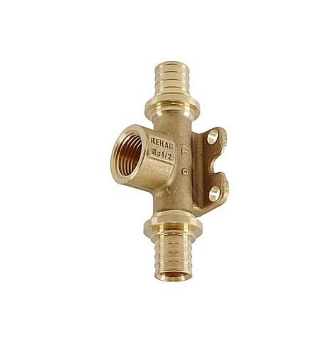 Настенный тройник Rehau Rautitan с внутренней резьбой 16 – Rp 1/2 – 16