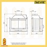 Каминная стальная топка Мета Эльба 700Ш
