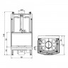 Каминная топка Palazzetti Экомоноблок S78 3D