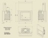 Каминная топка Kratki Antek/G