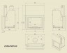 Каминная топка Kratki Zuzia/PW/19/G