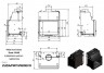 Каминная топка Kratki Zuzia/PW/19/W/DECO