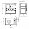 Отопительно-варочная печь La Nordica Rosa